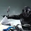 Capacete de motocross off-road, óculos de pilotagem, à prova de vento, à prova de areia, à prova de poeira, proteção UV, formato de caveira, óculos de proteção full-face
