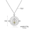 Mercancía de Cine y TV: Collar de reloj de arena Giratiempo de Harry, frasco de poción de búho, colgante de Snitch Horrocrux