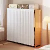 Armario de tela de bambú para vivienda de alquiler, armario sencillo para dormitorio, uso doméstico, armario colgante a prueba de polvo, armario de almacenamiento, almacenamiento plegable