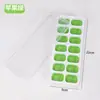 Bandeja para Hielo de 14 Compartimentos Transfronteriza con Tapa, Molde para Cubitos de Hielo para Uso Doméstico, Bandeja de Hielo de Fondo Suave para Hacer Cubitos de Hielo Caseros, Herramienta para Congelar Hielo