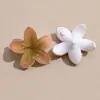 Parche Decorativo de Flor de Cinco Pétalos Hielo Transparente de Verano para Pendientes DIY, Accesorios para Orejas, Llavero para Zuecos