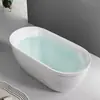 Bañera Aislada de Doble Capa, de Acrílico, Independiente, Estilo Europeo, para Uso Doméstico, Casas de Huéspedes, Hoteles y Salones de Belleza, Adecuada para Apartamentos Pequeños y Adultos