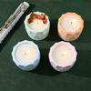 Triumphant DIY Drop Mold Lace Cut Cilíndrico Caneta Titular Espelho Silicone Molde Fleshy Flower Pot