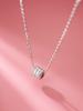 Collar de Plata de Ley para Mujer Incrustado de Diamantes Pequeño Bárbaro Cintura Cadena de Clavícula Artística Elegante Diseño de Alta Gama Collar de Moda Distintivo Nuevo Estilo