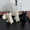 Un Clip de Garra de Cachorro Lindo Retro de Lunares Estilo Coreano Lan para Mujer Pinza de Tiburón Grande Pinza para Moño Accesorios para el Cabello Pinza para el Cabello