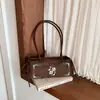 Bolsa grande de ombro casual e descontraída estilo coreano, transfronteiriça, para mulheres, nova moda outono 2026, com estampa de bolinhas