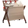 Cabide de Chão para Roupas, Cabide de Madeira Maciça para Quarto, Cabide Temporário ao Lado da Cama para Pessoas Preguiçosas para Uso Noturno