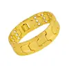 Pulseira Magnética de Cobre Vermelho Antigo com Três Fileiras Amazon Transfronteiriça Galvanizada Escovada Destacável Liga de Zinco Joia Masculina