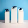 Frasco Dispensador de Sabonete de Hotel Personalizável Tipo Pressão para Loção, Gel de Banho, Shampoo e Álcool em Gel para Mãos Frasco Vazio