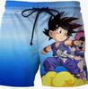Chen Ziliang 3D impressão colorida casual shorts praia calças