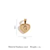 Colgante Minimalista de Corazón Estilo Coreano Acero Inoxidable Mate Hueco Colgante de Collar para Mujer Cadena para Clavícula Exquisita de Nicho Accesorio