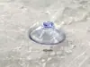 Fornecer vários estilos de cabeça de cogumelo transparente de vidro, ventosa pequena, acessórios de produtos, material de silicone, ventosa de plástico