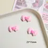 Lazo Brillante en Forma de Corazón Parche de Resina de Pegamento Cremoso para Manualidades Pasador de Pelo Accesorio para el Cabello Colgante Venta al por Mayor