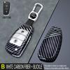 Para Jiangling Ruimai Estuche para Llave Isuzu Pickup Estuche para Control Remoto 2 Llaves Plegable Patrón Fibra de Carbono Llavero de Coche