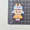 Muñeca de Tarjeta Grande Labubu Pegamento de Crema DIY Accesorios de Resina Funda para Teléfono Móvil Pasador Diadema Llavero Material Venta al por Mayor