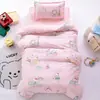 Juego de tres piezas de colcha de algodón puro clase A para jardín de infantes, Juego de seis piezas de ropa de cama para niños, Ropa de cama para siestas de bebé para entrar al jardín de infantes