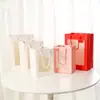 Bolsas Transparentes para Ramos Listas para Usar con Ventana, Bolsas de Mano para Flores, Bolsas de Regalo para Fiestas, Bolsas de Empaque de Recuerdo de Boda, Bolsas Transparentes Festivas con Ventana