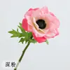 Anêmona Artificial Estilo Vintage Decoração Floral Buquê Adereço de Fotografia Decoração de Mesa para Sala de Estar Decoração de Casa Ornamento