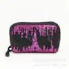 Bolsa de Cosméticos Manual con Lentejuelas Personalizada de Fábrica Bolsa Creativa de Mano con Forma de Torre de Hierro Bolsa de Mano Semicircular para Maquillaje y Cena