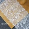 Exquisito encaje de pestañas bilaterales con ondas para ropa, vestido de novia, material de costura, accesorios de costura a mano DIY