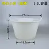 Cubo de Goma para Neumáticos, Cubo de Cemento, Cubo Gris Fuerte y Duradero para Obra, Cubo Redondo de Plástico para Flores, Cubo Doméstico