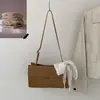 Bolso de Mano Estilo Coreano Retro Bolso de Hombro para Viajes de Negocios para Mujer Gran Capacidad Modelo Nuevo 2025 Bolso de Hombro Simple Casual Bolso Cuadrado Pequeño