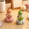 Coisas boas acontecem: Giratório de cabaça de cerâmica colorida, um ornamento de mesa para alívio do estresse simbolizando fortuna, prosperidade e boa sorte
