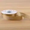 Fábrica em estoque direto 2.5 CM Inglês fita floral flor materiais de embalagem flor presentes fita de cetim atacado