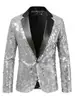 Blazer de lentejuelas para hombre transfronterizo, adecuado para banquetes, bodas, fiestas, actuaciones, espectáculos de escenario y eventos de discoteca