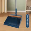 Conjunto Combinado de Vassoura e Pá de Lixo Dobrável para Casa Artefato de Limpeza Grande Vassoura Única Vassoura de Bambu Varrer Chão Antiaderente Armazenamento com Absorção Magnética