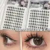 Diez Filas de Pestañas Postizas de Girasol Falsas Nuevas de Celebridad de Internet sin Pegamento y sin Eliminación con Segmentación Natural y Ojos de Dibujos Animados Lindos para Principiantes