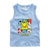 Colete Infantil Roupa de Verão Meninos Camiseta Básica 100% Algodão Moda Verão Meninas Roupa Externa para Bebê Camiseta Sem Manga