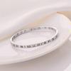 Pulsera de Titanio Sentido Avanzado Números Romanos Pulsera para Mujer Zircón Lujo Ligero Nicho Pulsera Exquisito Cabello de Fábrica