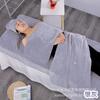 Toalha de Beleza Absorvente Espessa Veludo Coral Manta de Moxabustão Lençóis de Cama de Beleza Letras com Logo Toalha de Cama para Salão de Beleza