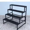 Estante de Almacenamiento para Flores Balcón Patio Exterior Escalonado Multi-Nivel Soporte para Macetas de Flores Interior y Exterior de Pie Soporte para Suculentas