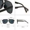 Gafas de sol de moda de网红 (influencer) para hombre y mujer con moda anti ultravioleta retro coreano gafas de sol de color frutal en stock al por mayor
