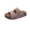Sandalias Birkenstock con Plataforma de Suela Gruesa para Aumentar la Altura para Mujer, Nuevas Sandalias Casuales de Playa para Exteriores de Verano 2025