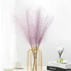 Hierba de pampa artificial corta de seis puntas transfronteriza flor de simulación en stock decoración del hogar pluma de simulación accesorios de boda al por mayor