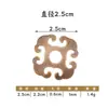 Junta de Cobre Puro Antigua Arandela Plana Base de Manija Irregular Placa Base Latón Clásico Antiguo Muebles de Edificios Antiguos Accesorios de Cobre Otro