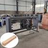 Máquina automática de azada con mango de madera, de cuatro estaciones, de varilla redonda, plana y ovalada, para procesar desechos de madera.