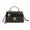 Bolso de Hombro con Diseño de Relleno de Moda 2026, Bolso Cuadrado Pequeño de Lujo Ligero, Bolso Cruzado de Cadena de Moda para Mujer