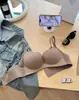 Lingerie Sexy em V para Mulheres com Seios Pequenos, Efeito Realçador e Ampliador, Patchwork de Renda Brilhante Sem Costura, Sutiã com Bojo em Palma Anti-Queda