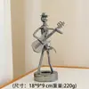En stock músicos de hierro tocan metal artesanías de metal modelado de bandas decoración del hogar pequeños fabricantes de hierro al por mayor