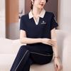 Traje Deportivo para Mujer, Nuevo Estilo Verano 2026, Moderno y Elegante, Rejuvenecedor y Adelgazante, Traje Casual de Seda Helada para Correr, Conjunto de Dos Piezas