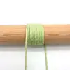 Em estoque corda de poliéster 2mm com núcleo torcido, corda de guarda-chuva mesclada, puxador de bolsa, tecelagem manual, corda para pendurar DIY, decoração de cauda de puxar à prova de vento, pingente de gota