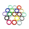Anillo de Resorte de Aleación de Zinc Pintado, Hebilla Redonda Pequeña para Bolsos, Anillo Abierto para Joyería, Anillo de Resorte Pintado en Spray de Colores, Hebilla para Muñecas