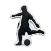 Serie de Fútbol Transfronteriza Charms de Zapato de Goma Suave de PVC Accesorios para Zapatos Crocs, Accesorios de Zapato de Club de la Copa del Mundo