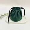 Bolsas Redondas de Franela con Cordón para Guardar Joyería, Bolsas de Terciopelo para Regalo de Muestras de Perfume, Personalización al por Mayor