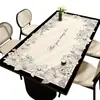 Mantel individual de mesa de comedor de lujo ligero y de alta gama, impermeable, a prueba de aceite, no lavable, resistente al calor, mantel individual retro francés para mesa de café, protector de escritorio