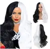 Gradiente de color de animación cabello largo y rizado cosplay cabello rizado moda europea y americana Fibra química seda de alta temperatura fabricantes de pelucas
